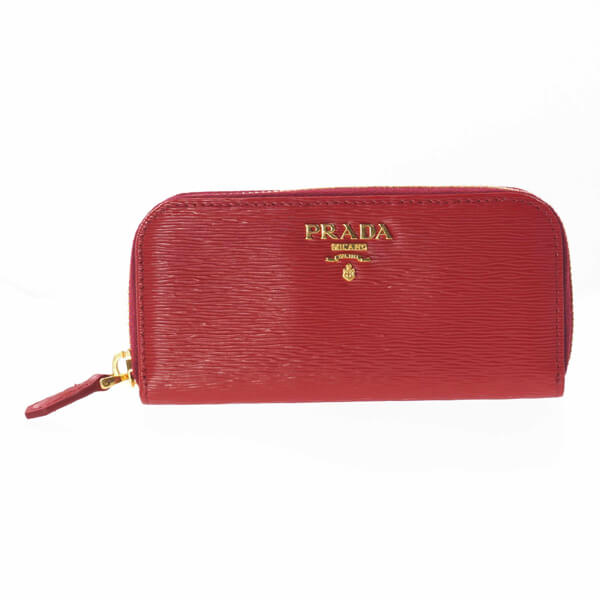 PRADA プラダキーケーススーパーコピー ラウンドジップ 6連キーケース Lacca 1PG604